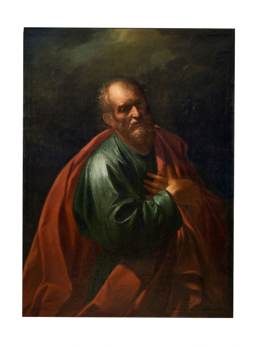 Pier Francesco Gianoli (Campertogno, 1624 - Milan, 1692) "Figure of a Saint"